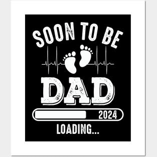 Dad Est 2024 Soon To Be Dad Pregnancy Announcement 1st Time Posters and Art